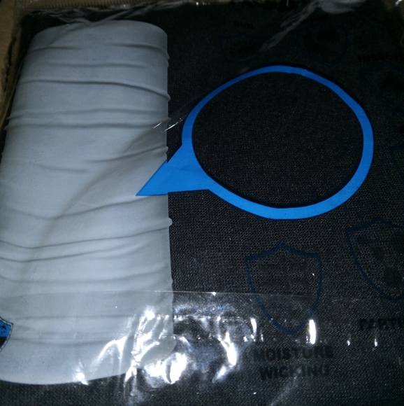 Sa Co multi-purpose face shield mask black protects against - Picture 5 of 5